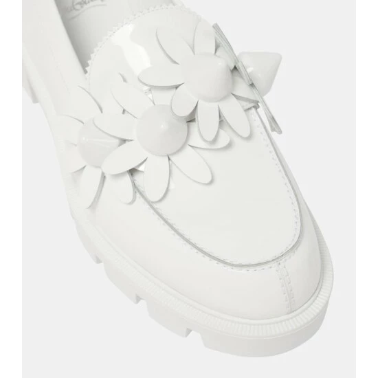 Christian Louboutin Daisy Spikes Moc Patent Leather Loafers 5 Christian Louboutin Daisy Spikes Moc Patent Leather Loafers - Image 5