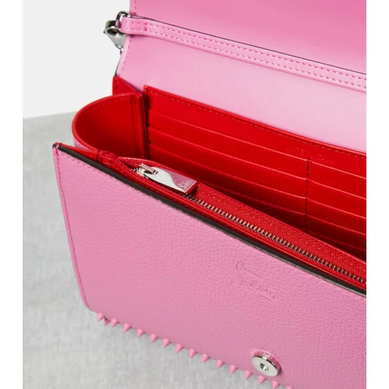 Christian Louboutin Paloma Embellished Leather Clutch 2 Christian Louboutin Paloma Embellished Leather Clutch - Image 2