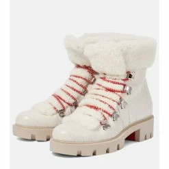 Christian Louboutin Edelvizir Shearling-lined Leather Ankle Boots -Christian Louboutin Sales unnamed file 2179