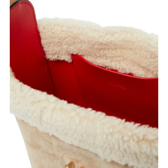 Christian Louboutin Carasky Mini Suede Bucket Bag 2 Christian Louboutin Carasky Mini Suede Bucket Bag - Image 2