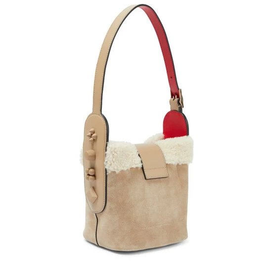 Christian Louboutin Carasky Mini Suede Bucket Bag 3 Christian Louboutin Carasky Mini Suede Bucket Bag - Image 3