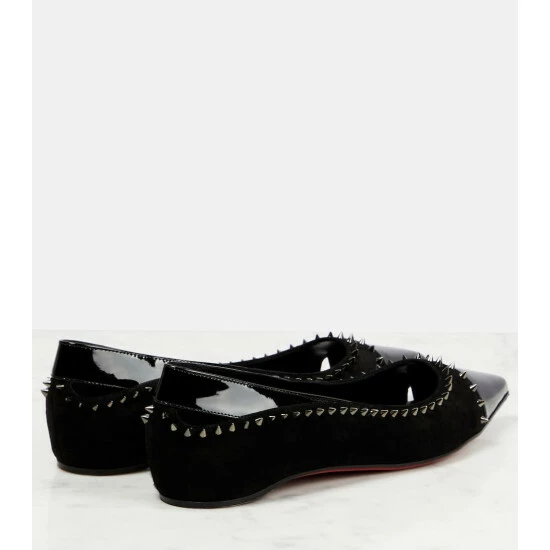 Christian Louboutin Duvettina Suede Ballet Flats 2 Christian Louboutin Duvettina Suede Ballet Flats - Image 2