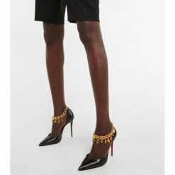 Christian Louboutin Gourmi 100 Embellished Leather Pumps -Christian Louboutin Sales unnamed file 2203