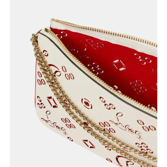 Christian Louboutin Loubila Perforated Leather Clutch 2 Christian Louboutin Loubila Perforated Leather Clutch - Image 2