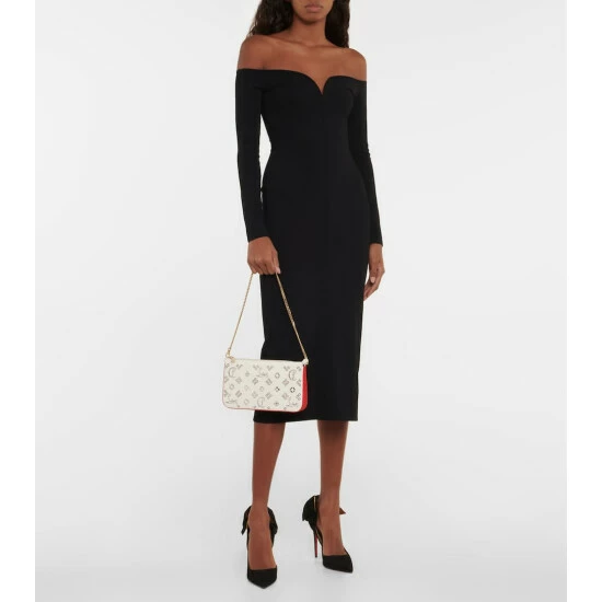 Christian Louboutin Loubila Perforated Leather Clutch 4 Christian Louboutin Loubila Perforated Leather Clutch - Image 4