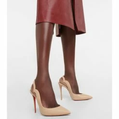 Christian Louboutin Nudes Hot Chick Leather Pumps -Christian Louboutin Sales unnamed file 224