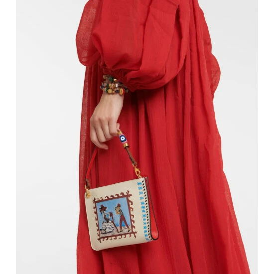 Christian Louboutin Greekaba Leather Pouch 1 Christian Louboutin Greekaba Leather Pouch