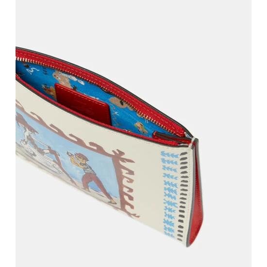 Christian Louboutin Greekaba Leather Pouch 2 Christian Louboutin Greekaba Leather Pouch - Image 2