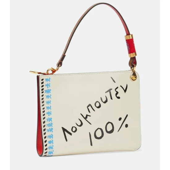 Christian Louboutin Greekaba Leather Pouch 3 Christian Louboutin Greekaba Leather Pouch - Image 3