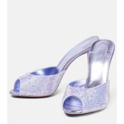 Christian Louboutin Dolly Crystal-embellished Leather Mules -Christian Louboutin Sales unnamed file 2262