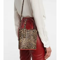 Christian Louboutin Cabata Mini Leopard-printed Tote Bag