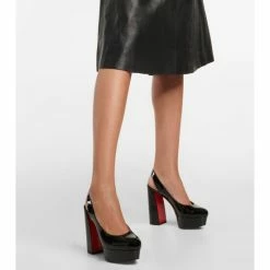 Christian Louboutin Movida Leather Platform Pumps -Christian Louboutin Sales unnamed file 2304