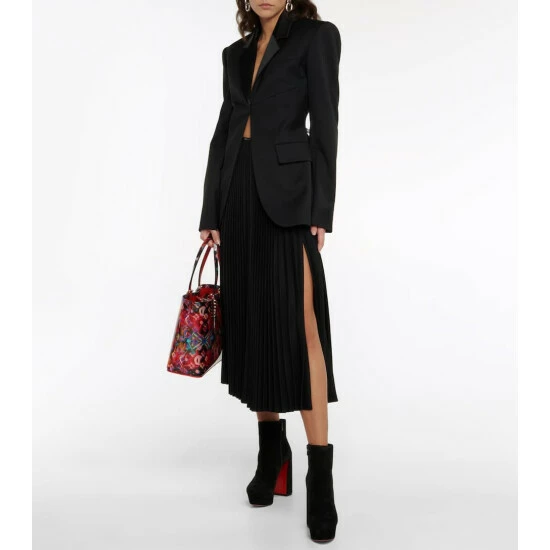 Christian Louboutin Movida 130 Suede Ankle Boots 1 Christian Louboutin Movida 130 Suede Ankle Boots