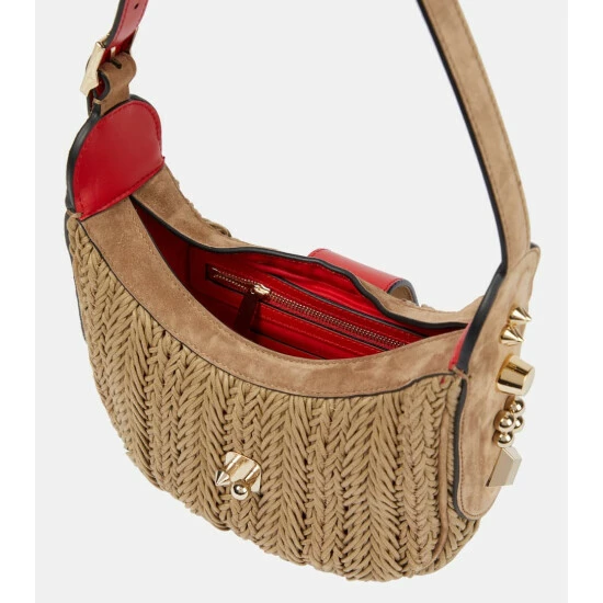Christian Louboutin Carasky Mini Woven Leather Shoulder Bag 2 Christian Louboutin Carasky Mini Woven Leather Shoulder Bag - Image 2
