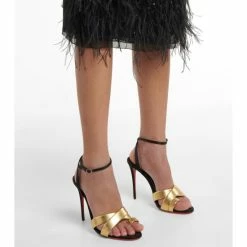 Christian Louboutin Just Me 100 Leather Sandals -Christian Louboutin Sales unnamed file 2353