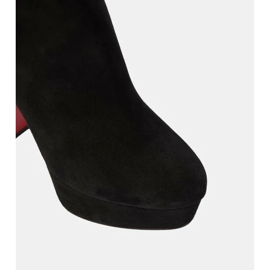 Christian Louboutin Movida 130 Suede Ankle Boots 5 Christian Louboutin Movida 130 Suede Ankle Boots - Image 5