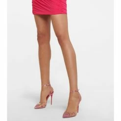 Christian Louboutin Spikaqueen 100 Embellished PVC Pumps -Christian Louboutin Sales unnamed file 2363