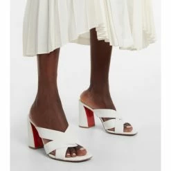 Christian Louboutin Dispo Club Leather Mules -Christian Louboutin Sales unnamed file 2391