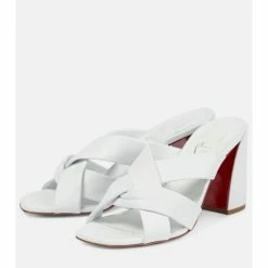 Christian Louboutin Dispo Club Leather Mules -Christian Louboutin Sales unnamed file 2392