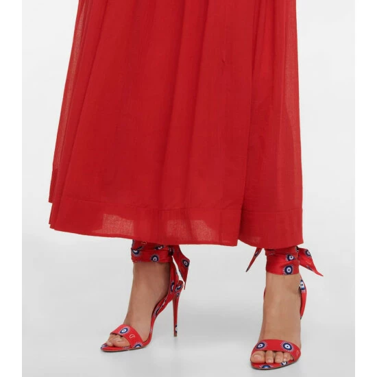 Christian Louboutin Sandale Du Désert 100 Satin Sandals 3 Christian Louboutin Sandale Du Désert 100 Satin Sandals - Image 3