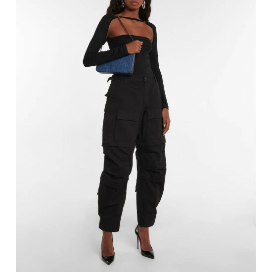 Christian Louboutin Loubila Denim Clutch 4 Christian Louboutin Loubila Denim Clutch - Image 4