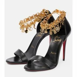 Christian Louboutin Gourmi 100 Embellished Leather Sandals -Christian Louboutin Sales unnamed file 2411