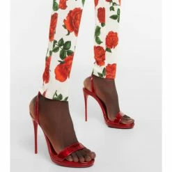 Christian Louboutin Loubi Queen 120 Leather Sandals -Christian Louboutin Sales unnamed file 2435