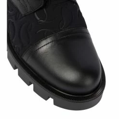 Christian Louboutin Pavleta Leather-trimmed Combat Boots -Christian Louboutin Sales unnamed file 2452