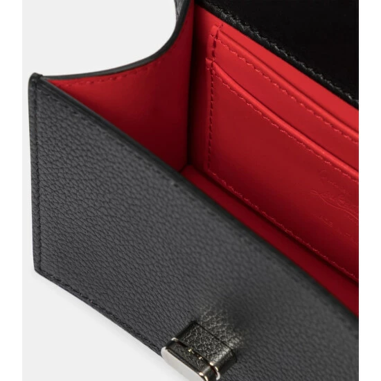 Christian Louboutin Elisa Nano Silk-trimmed Leather Tote 2 Christian Louboutin Elisa Nano Silk-trimmed Leather Tote - Image 2