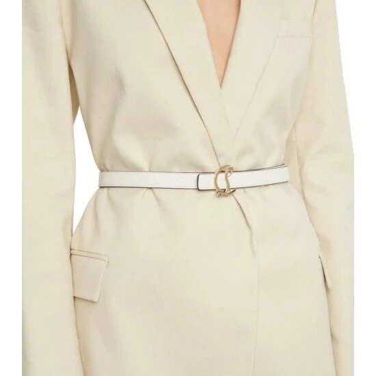 Christian Louboutin Logo Leather Belt 1 Christian Louboutin Logo Leather Belt