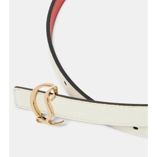 Christian Louboutin Logo Leather Belt 2 Christian Louboutin Logo Leather Belt - Image 2