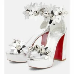 Christian Louboutin Daisy Spikes Alta Leather Sandals -Christian Louboutin Sales unnamed file 2515