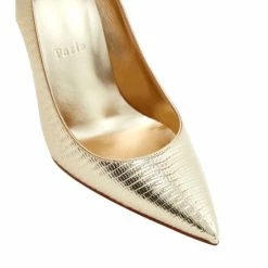 Christian Louboutin Kate Snake-effect Metallic Leather Pumps -Christian Louboutin Sales unnamed file 2521
