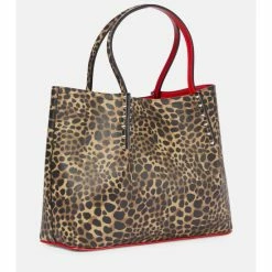 Christian Louboutin Cabarock Small Leopard-print Leather Tote -Christian Louboutin Sales unnamed file 2534