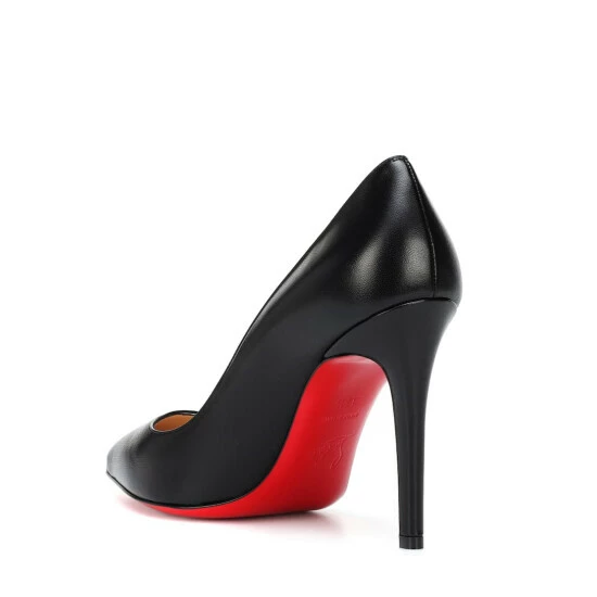 Christian Louboutin Pigalle 100 Leather Pumps 2 Christian Louboutin Pigalle 100 Leather Pumps - Image 2