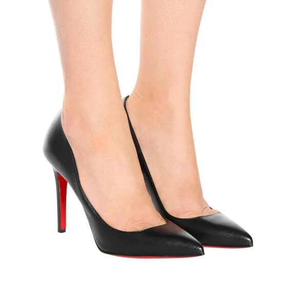 Christian Louboutin Pigalle 100 Leather Pumps 4 Christian Louboutin Pigalle 100 Leather Pumps - Image 4