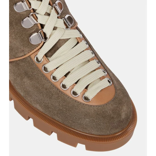 Christian Louboutin Macademia Suede And Leather Hiking Boots 5 Christian Louboutin Macademia Suede And Leather Hiking Boots - Image 5