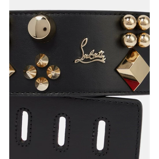 Christian Louboutin Carasky Embellished Leather Belt 2 Christian Louboutin Carasky Embellished Leather Belt - Image 2