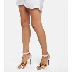 Christian Louboutin Ruban Leather And Silk Sandals 7 Christian Louboutin Ruban Leather And Silk Sandals -Christian Louboutin Sales unnamed file 2611