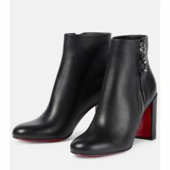 Christian Louboutin Ziptotal 85 Leather Ankle Boots -Christian Louboutin Sales unnamed file 2627