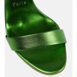 Christian Louboutin O Marylin 100 Metallic Leather Sandals -Christian Louboutin Sales unnamed file 2648