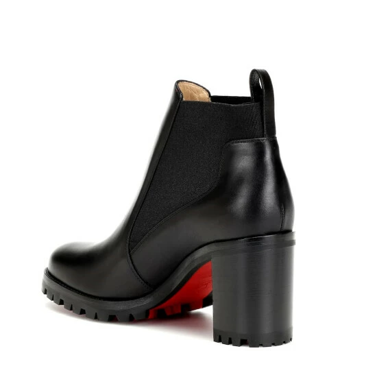 Christian Louboutin Marchacroche 70 Leather Ankle Boots 2 Christian Louboutin Marchacroche 70 Leather Ankle Boots - Image 2