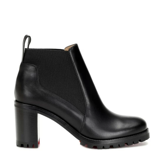 Christian Louboutin Marchacroche 70 Leather Ankle Boots 3 Christian Louboutin Marchacroche 70 Leather Ankle Boots - Image 3