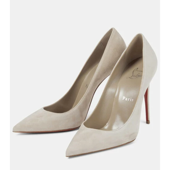 Christian Louboutin Kate 100 Suede Pumps 4 Christian Louboutin Kate 100 Suede Pumps - Image 4