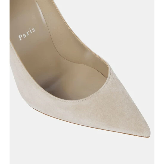 Christian Louboutin Kate 100 Suede Pumps 5 Christian Louboutin Kate 100 Suede Pumps - Image 5