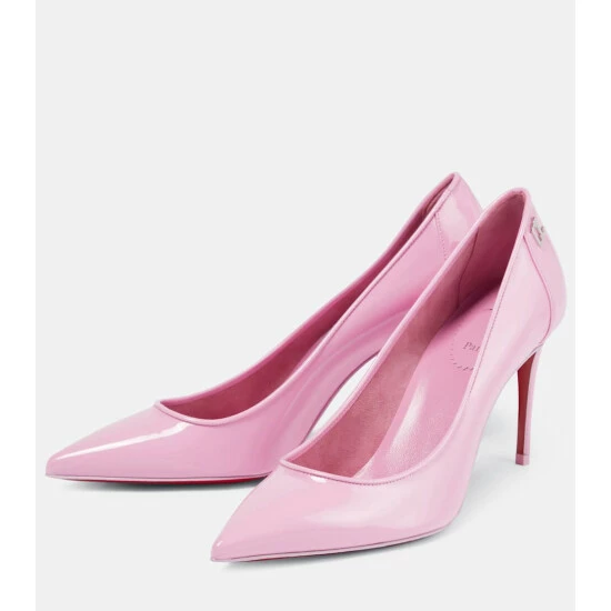 Christian Louboutin Sporty Kate 85 Patent Leather Pumps 4 Christian Louboutin Sporty Kate 85 Patent Leather Pumps - Image 4