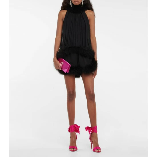 Christian Louboutin Vampanodo Du Desert 100 Satin Sandals 1 Christian Louboutin Vampanodo Du Desert 100 Satin Sandals