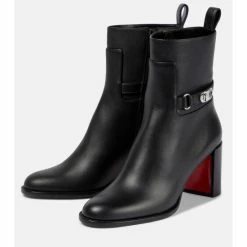 Christian Louboutin Lock Booty 70 Leather Ankle Boots 8 Christian Louboutin Lock Booty 70 Leather Ankle Boots -Christian Louboutin Sales unnamed file 2724
