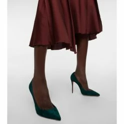 Christian Louboutin Kate 100 Suede Pumps -Christian Louboutin Sales unnamed file 2751