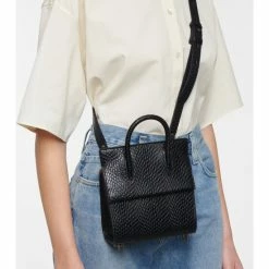 Christian Louboutin Paloma Mini Snake-effect Leather Tote